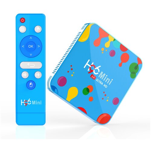 Смарт ТВ приставка OneTech H96 mini 6K Ultra HD TV BOX 4128 Гб Андроид 90 449900₽
