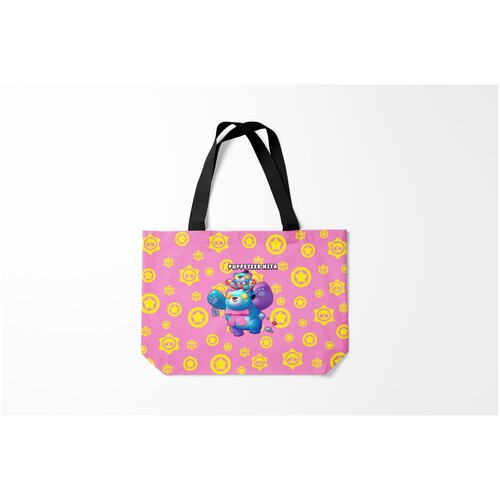 фото Сумка-шоппер / 46х35 см / геймерам / brawl stars puppeteer nita burnettie