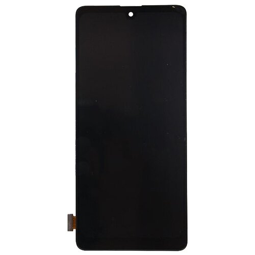 Дисплей для Samsung A715F Galaxy A71 в сборе с тачскрином (черный) (AMOLED) дисплей для телефона samsung a715f a71 в сборе с тачскрином черный amoled с регулировкой подсветки