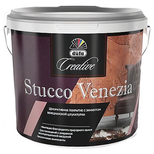 Декоративное покрытие Dufa Creative Stucco Venezia, белый, 4 кг