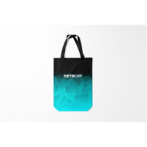 фото Сумка-шоппер / 31х42 см / геймерам / detroit become human burnettie