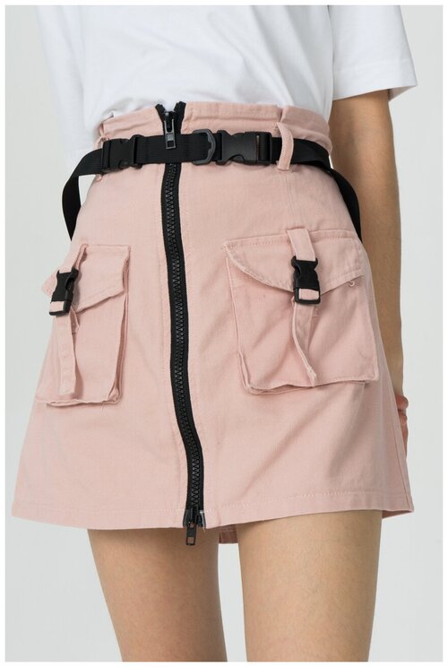 Джинсовая юбка с карманами Tom Farr T4F W2967.99/Розовый Розовый 29