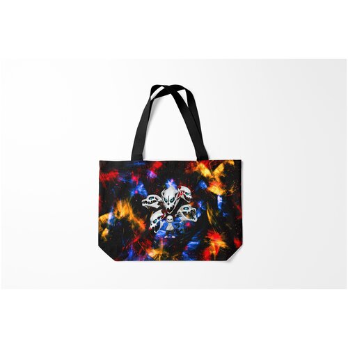 фото Сумка-шоппер / 46х35 см / геймерам / undertale санс burnettie