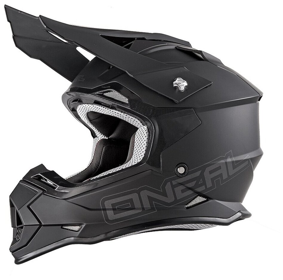 Шлем кроссовый ONEAL 2Series RL FLAT, черный, размер S
