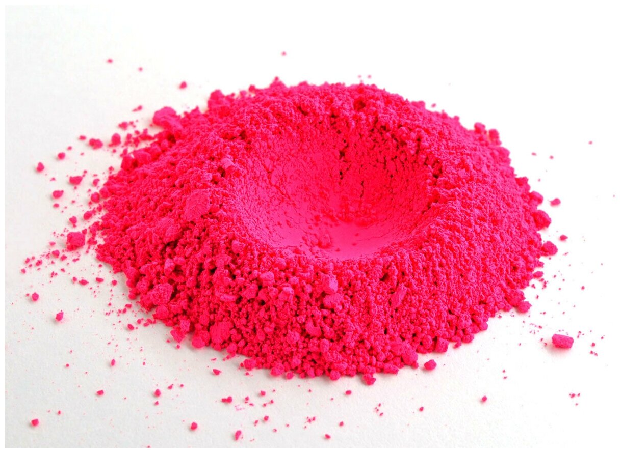 Пигмент флуоресцентный розовый, без формальдегида, ярко-розовый, 10гр - фотография № 2