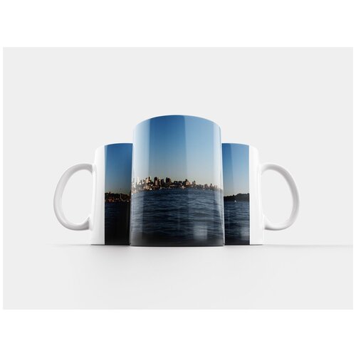 фото Кружка "линия горизонта, здания, город" 320 мл lotsprints