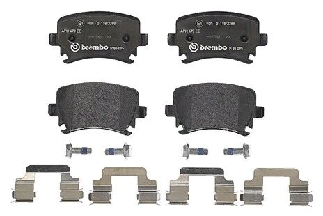 Дисковые тормозные колодки задние brembo P 85 095 (1 шт.)