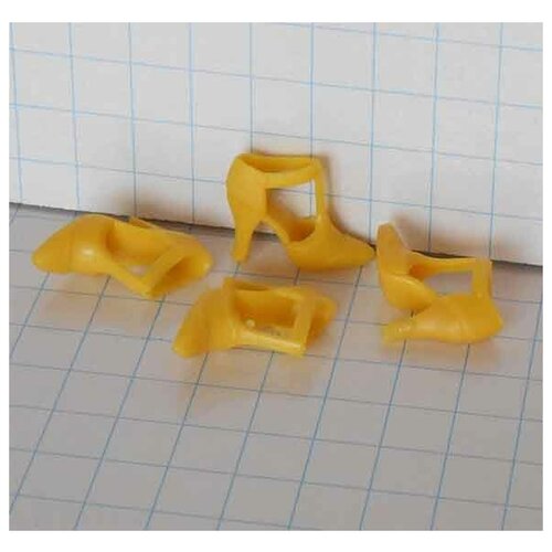 фото Обувь для кукол барби, туфельки - ds08 (желтые) dolltoys