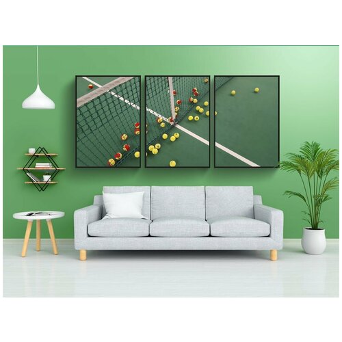 фото Набор модулных постеров для интерьера "теннис, web, виды спорта" 60x90 см. в тубусе, без рамки lotsprints