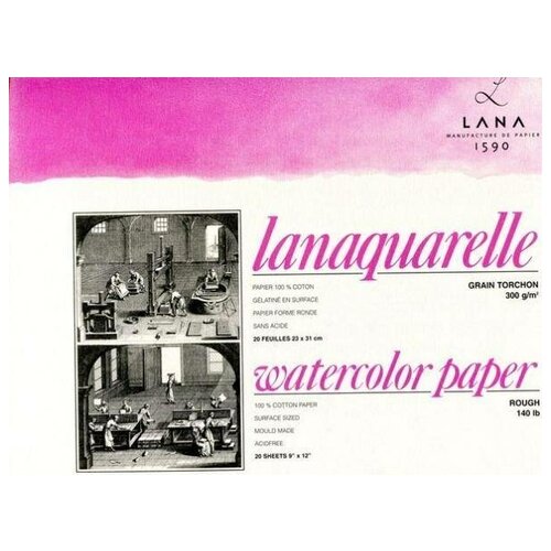 Альбом-склейка для акварели Lana 