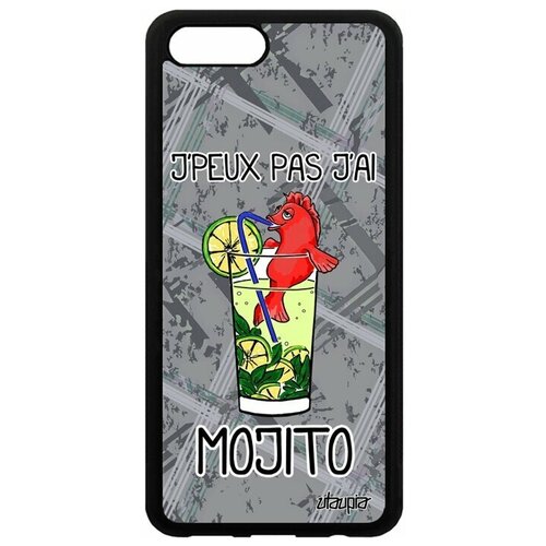 фото Чехол на телефон honor v10 / view 10, "не могу - у меня мохито!" юмор коктейль utaupia
