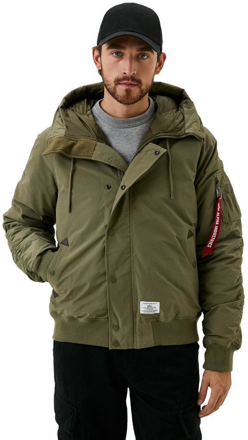 Аляска ALPHA INDUSTRIES, размер XL, зеленый