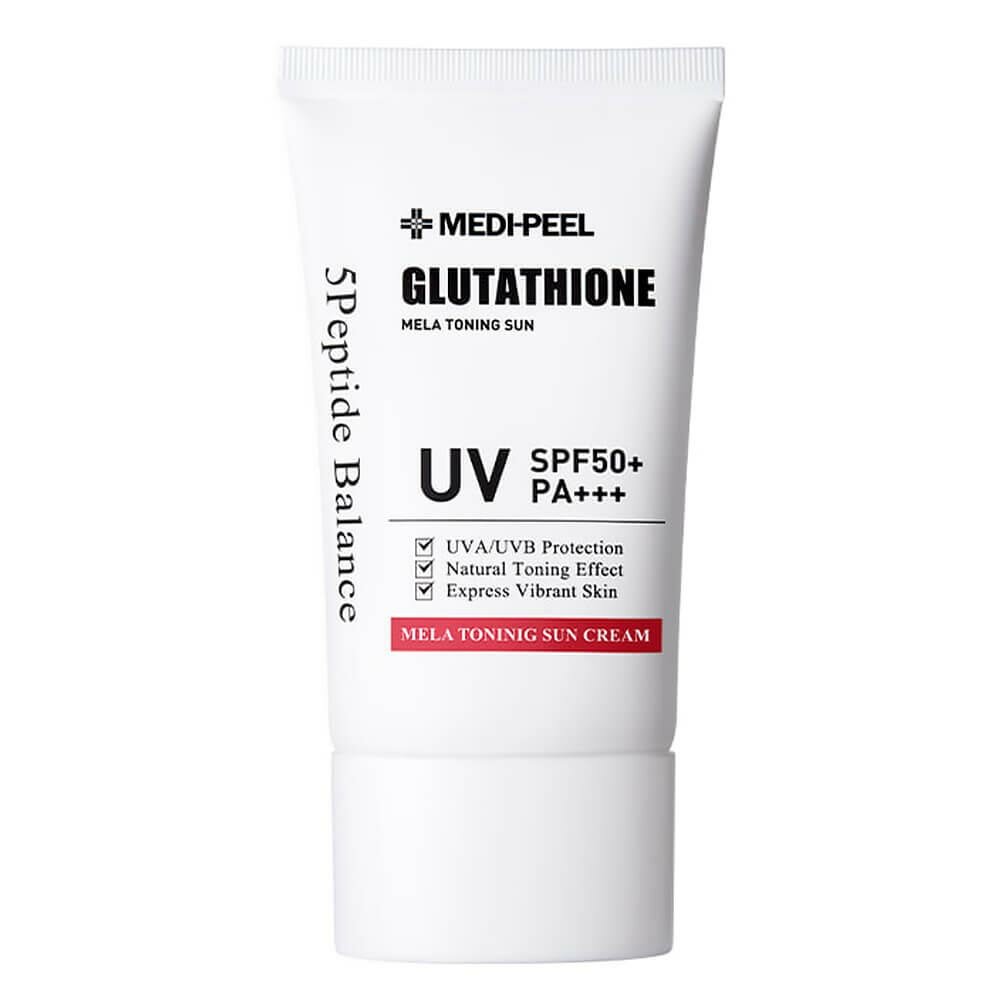 Санскрин с глутатионом Medi-Peel Bio-Intense Glutathione Mela Toning Sun Cream SPF 50+ PA++++ 50ml