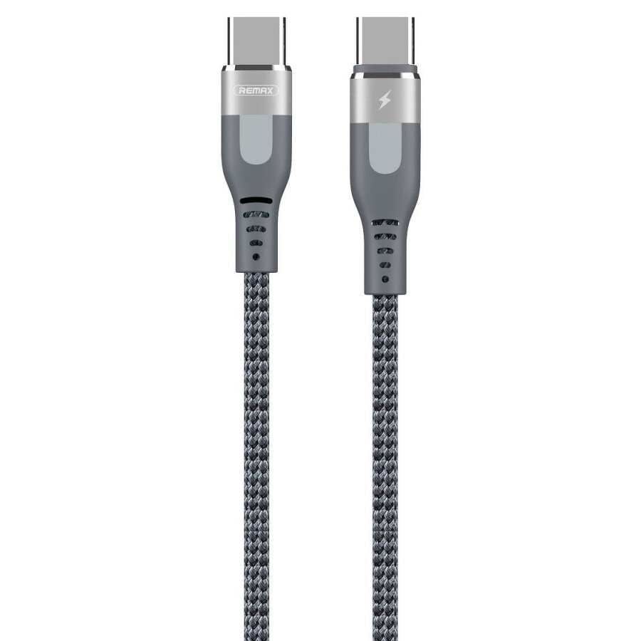 Кабель USB-C REMAX RC-151cc Super Type-C - Type-C, 4.5A, 1 м, серый