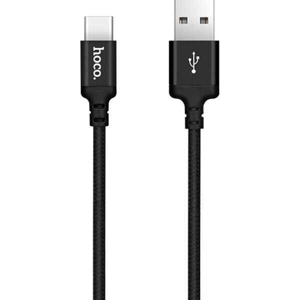 Кабель USB Hoco Type-C Type-C X14 1м Черный