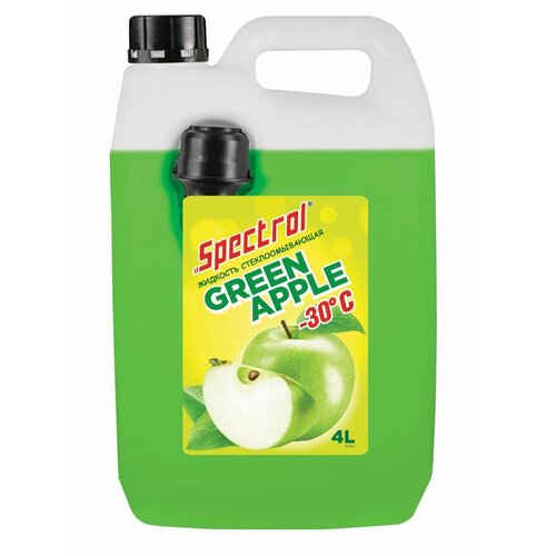 Жидкость для омывания стекла Spectrol Green Apple (-30 *) 4 л.