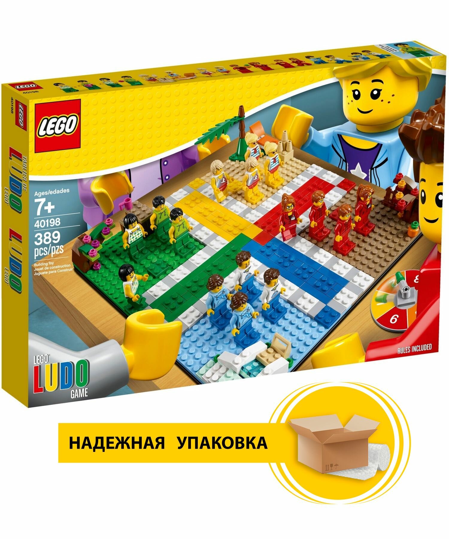 Lego Конструкторы LEGO Games 40198 Настольная игра «Лудо»