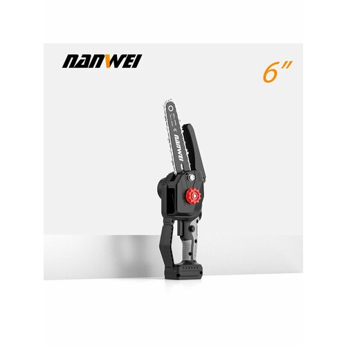 NANWEI 6 пила аккумуляторная цепная 21В беспроводной бензопила 5800rmin бесщёточный двигатель 3329₽