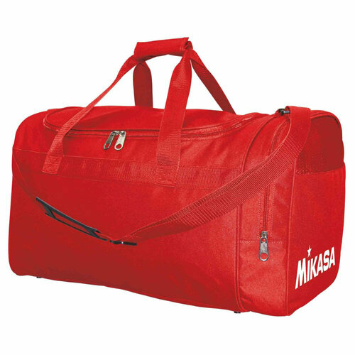 Сумка спортивная Mikasa, 34х34х64 см, красный, белый сумка спортивная mikasa 34х32х64 см плечевой ремень синий