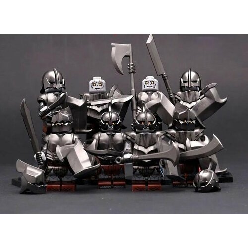 Лего фигурки Орки 8 шт / конструктор властелин колец / сборные минифигурки