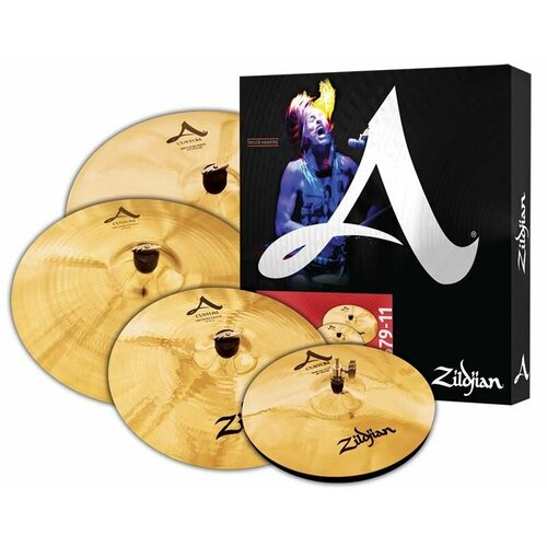 Zildjian A20579-11 A' CUSTOM 5 PACK MATCHED SET - Набор тарелок (14' HiHat, 16' Crash, 20' Medium Ride, 18 Crash) zildjian 20 a custom ride тарелка райд