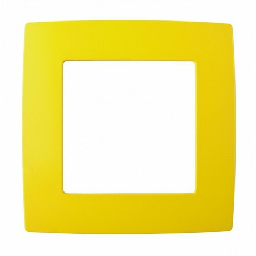 ЭРА 12-5001-21 Жёлтый рамка на 1 пост, 12 Б0019386 (80 шт.)