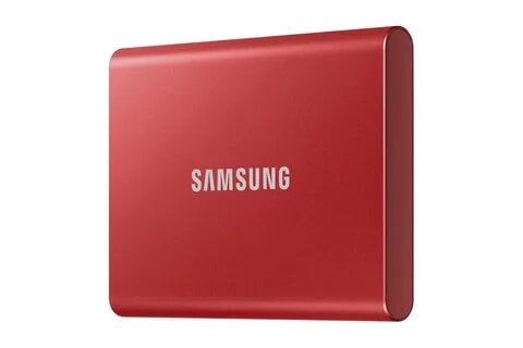 500 ГБ Внешний SSD Samsung T7, USB 3.2 Gen 2 Type-C, красный