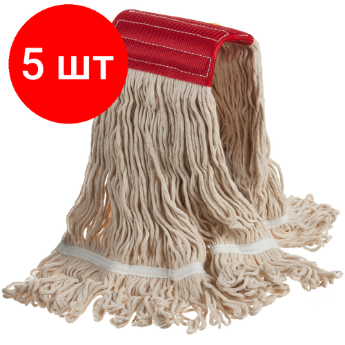 Комплект 5 штук, Насадка МОП Luscan Professional Кентукки 400г хлопок