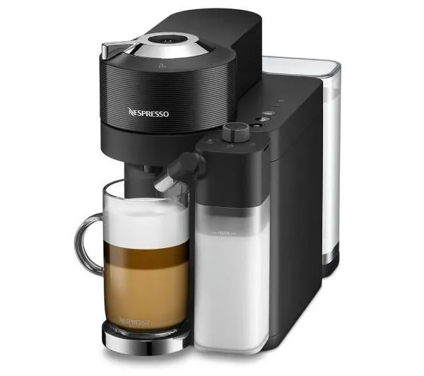 Капсульная кофемашина DeLonghi Nespresso Vertuo Lattissima ENV300. B, черный