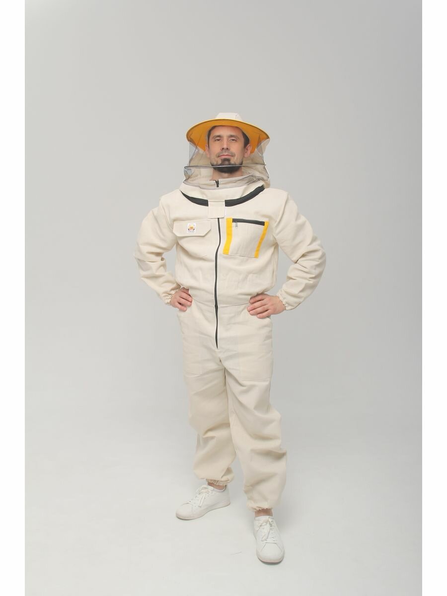 фото Комбинезон пчеловода с лицевой сеткой Двунитка Аппретированная, размер 48