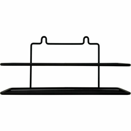 Полка для ванной 25x85x125 см цвет чёрный 1006₽
