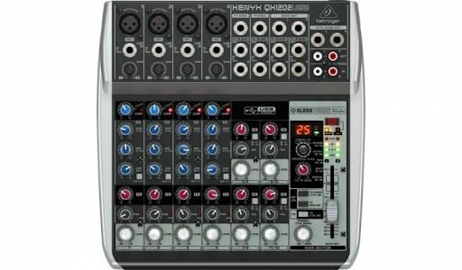 Behringer QX1202USB - Микшер 4 стерео канала 2-Bus процессор эффектов