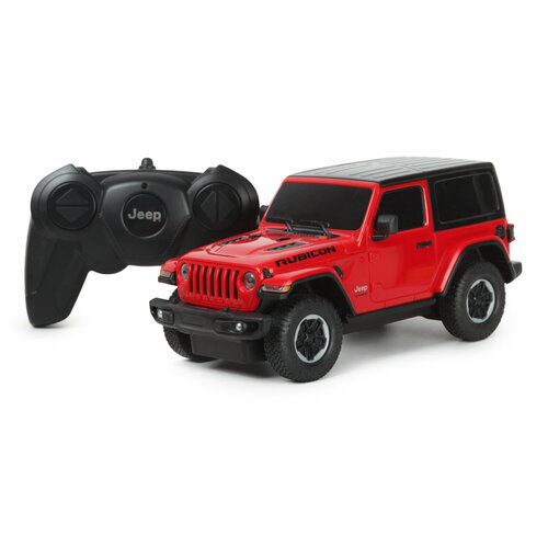 Машина Rastar РУ 1:24 Jeep Wrangler Rubicon Красная 79500-R welly 1 24 jeep wrangler 2007 jeep wrangler simulation alloy car model crafts decoration collection toy tools gift