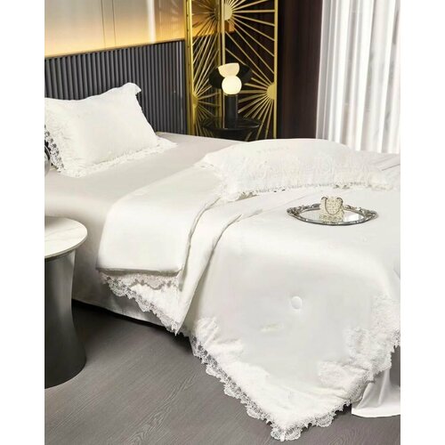 Комплект постельного белья с одеялом, La Perla, Сатин люкс, Евро, наволочки 50x70