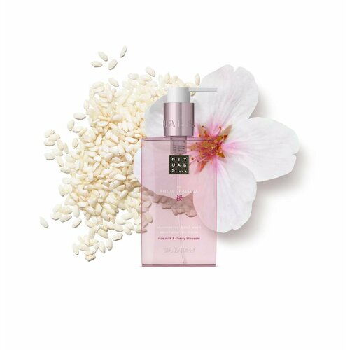 Жидкое мыло для рук Sakura с ароматом цветов вишни и рисового молока, 300 мл.