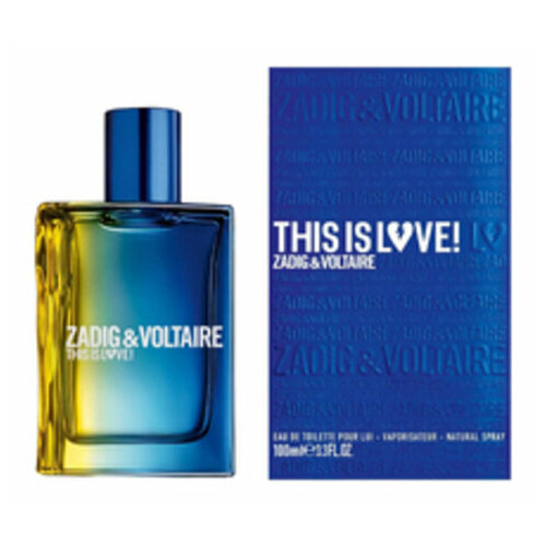 this is love pour lui туалетная вода 30мл Zadig & Voltaire This Is Love! Pour Lui туалетная вода 100мл