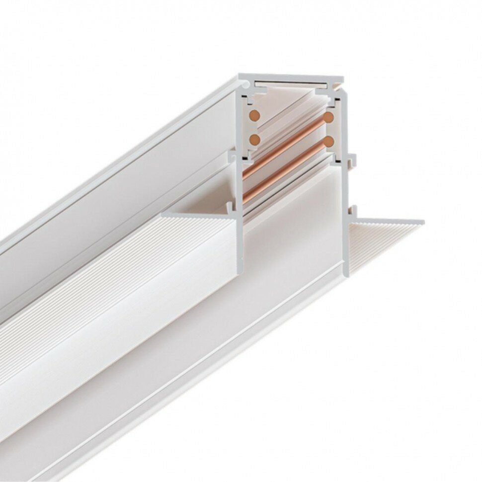 Магнитный шинопровод 1м встраиваемый в ГКЛ 12.5мм белый Arte Lamp Linea A471133