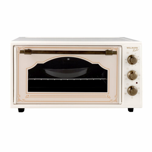 Мини-печь WILLMARK WOF-505BR 50л конвекция эмал внутр поверх лампа таймер ретро беж 1500Вт 1300000₽
