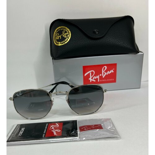 Солнцезащитные очки Ray-Ban RB 3548-N 003/32 51 21 RB 3548-N 003/32 51 21, серебряный