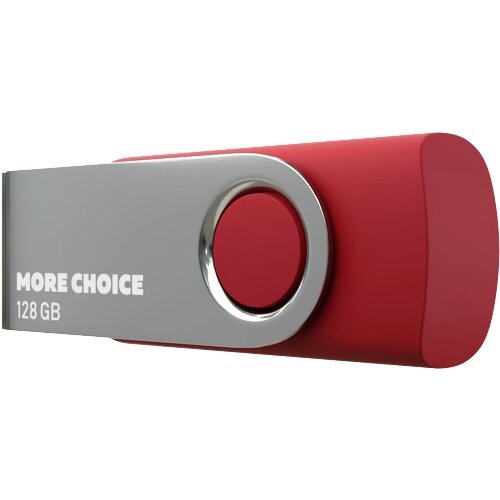 Флешка More Choice MF128-4 128 Гб usb 2.0 Flash Drive - красный