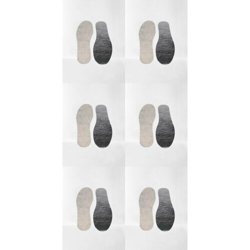 Домашний Сундук Стельки фольгированные комбинированные трехслойные , 6 пар