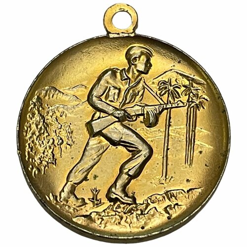 Куба, медаль За борьбу с бандитами 1988-2000 гг. (без ленты) куба медаль за борьбу с бандитами 1988 2000 гг без ленты