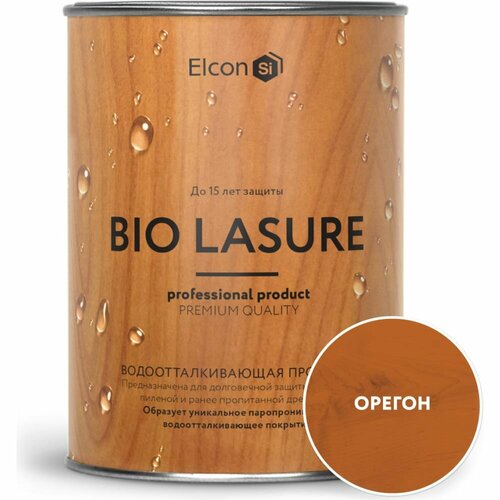 Водоотталкивающая пропитка для дерева Elcon Bio Lasure водоотталкивающая пропитка elcon bio lasure для дерева дуб 9 л 00 00461962