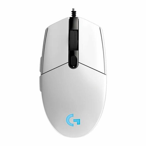 Logitech G102 проводная игровая мышь черная white 101700₽