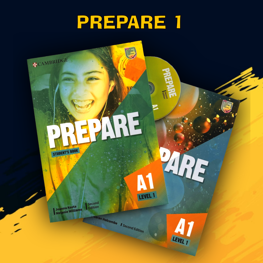 Комплект Prepare A1, Level 1 Student's Book+Workbook+CD