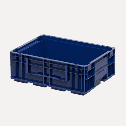 Изображение товара Ящик пластиковый, Контейнер R-KLT 4315, 396х297х147,5 мм, синий