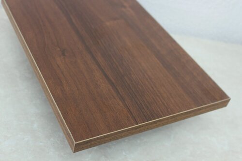 Изображение товара Мебельный щит, 16 мм, 800 х 790 мм, с кромкой 1 мм, цвет Орех