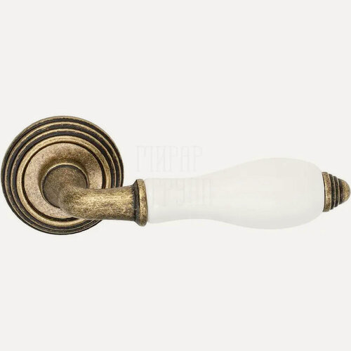 Изображение товара Ручка раздельная классическая Adden Bau "PORCELLANA" V214 AGED состаренная бронза