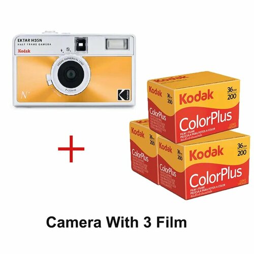 KODAK EKTAR H35N полукадровая пленочная камера Camera With 3Films 9457₽