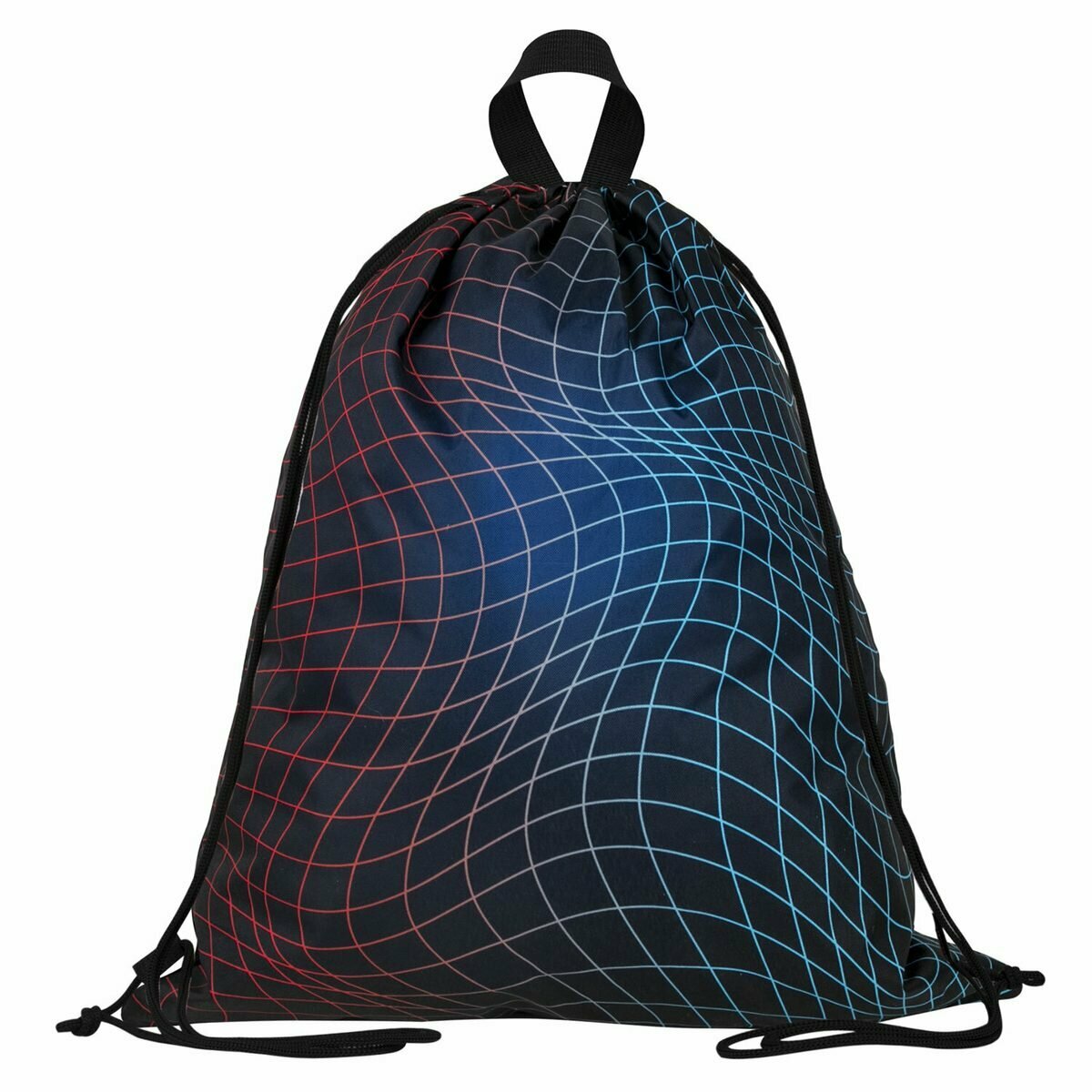 Мешок для обуви 1 отделение Brauberg "Neon web", с ручкой, 510х410мм (271596)